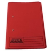 Rexel Jiffex Pocket Transfer File Foolscap Red (25 Pack)
