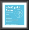 40x40cm Cushion Black MDF Frame