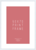 50x70cm Brushed Aluminium Frame