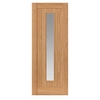 JB Kind Hudson Glazed Oak Effect Laminate Cottage Internal Door