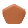 Klober Dry Verge Universal Angle Ridge End Cap Terracotta - Pack of 2