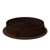 Manthorpe Round / Circular Soffit Ventilator (Boxed in 50) Brown