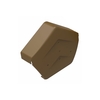 Manthorpe SmartVerge Polypropylene Angled Ridge End Cap - Brown