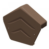 Manthorpe SmartVerge uPVC Angle Ridge End Cap (Brown) - Pack of 2