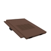 Manthorpe Thin Leading Edge In-line Tile Vent - Dark Brown