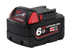 Milwaukee Power Tools M18 B6 REDLITHIUM-ION™ Slide Battery Pack 18V 6.0Ah Li-ion