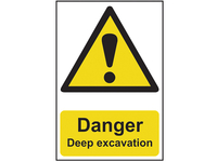 Scan Danger Deep Excavation - PVC 400 x 600mm