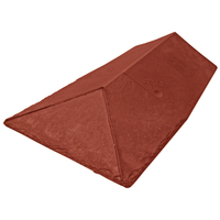 Tapco Slate Classic Ridge End Cap 30 To 34 Degrees Brick Red