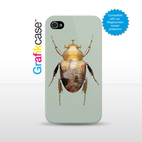 Grafikcase iPhone 4/4S case: Scarab Madonna and Child by Magnus Gjoen