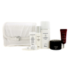 Diorsnow Travel Set: Lotion + Essence + D-NA Night Creme + UV Shield + Eye Treatment + One Essential Serum + Bag (White) 6pcs+1bag