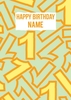 1 Birthday Card