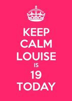 19th Pink Birthday Card