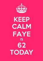 62nd Pink Sixty Second Birthday Card