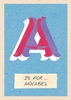 A Alphabet card