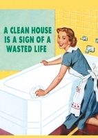 A Clean House s a Sign of a Wasted Life