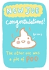 A pile of Poo Congratulations Card