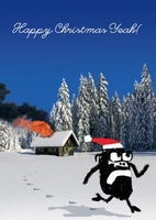 Alan Yeah Modern Toss Christmas Card