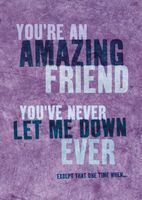Amazing Friend Everyday Card
