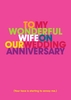 Annoying Face Funny Anniversary card