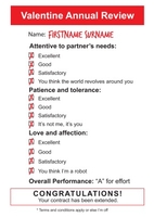 Annual Review Valentine