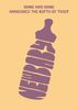 baby bottle personalised new baby card