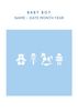 baby boy personalised new baby card