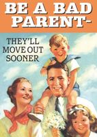 Bad Parent Funny Card HM1049