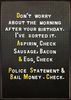 Bail money Birthday Card