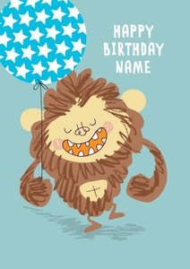Balloon Monkey Birthday