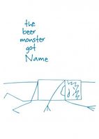 Beer Monster Funny Card RC1007