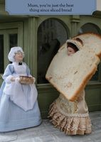 Best Thing Since Sliced Bread Funny Personalised Card