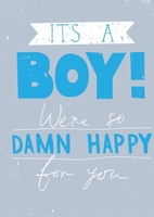 Boy Happy New Baby Card