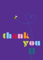 Busy Bee Thank You Card