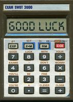 Calculator Good Luck Card