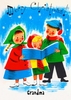 Carol Singers Christmas Card