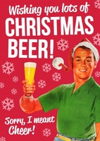 Christmas Beer Funny Christmas Card DM2142