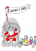 Christmas Is Coming Funny Christmas CardCH1069
