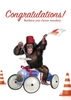 Clever Monkey Congratulations Card