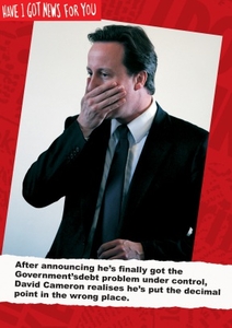 David Cameron Funny Card CM1026