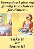 Dinner Funny Card