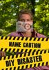 DIY Disaster Funny Photo Card