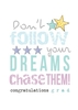 Dreams congratulations card