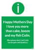 Drinks Industry Funny Mothers Day Card