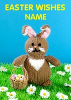 easter wishes knit and purl card MI1072