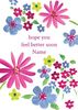 feel well personalised get well soon card