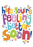 Feeling Better Get Well Card