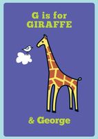 G is for Giraffe Personalised Card