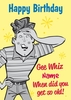 Gee Whiz Personalised Birthday Card