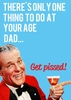 get pissed dad fathers day card DM1357