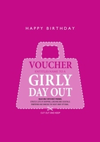 girly voucher personalised birthday card